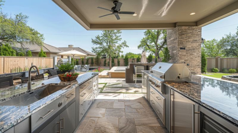 Outdoor Kitchen Installation in Houston, TX
