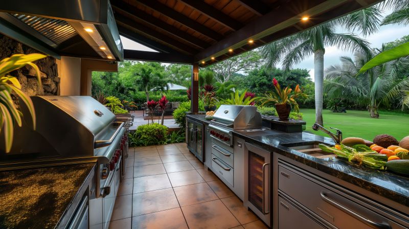 Outdoor Kitchen Renovation in Katy, TX